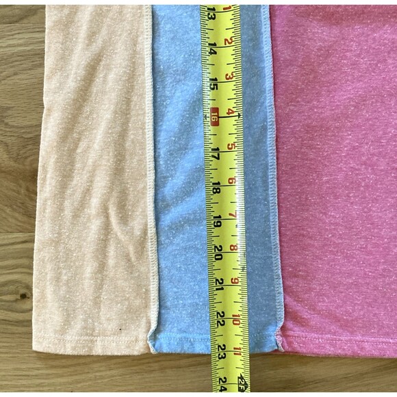 Lovely Melody Playful Pastel Top Vertical Color Blocking Patchwork L Soft Girl - Picture 12 of 13